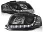 Preview: LED Tagfahrlicht-Design Scheinwerfer für Audi A3 8P 04-08 schwarz